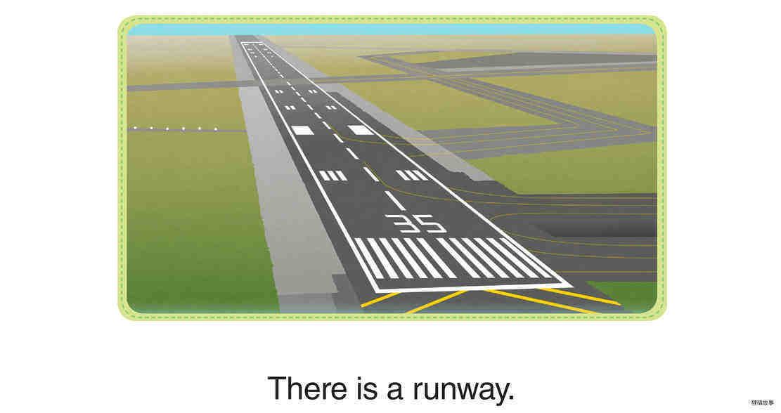 There Is A Runway绘本故事第2页