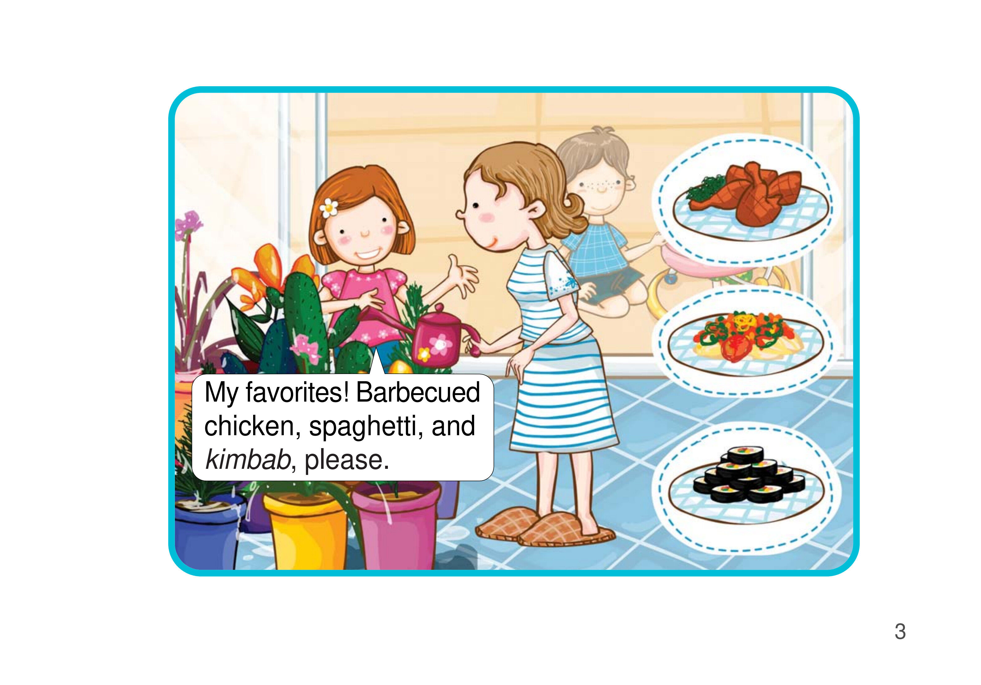 My Favorite Birthday Foods绘本故事第4页