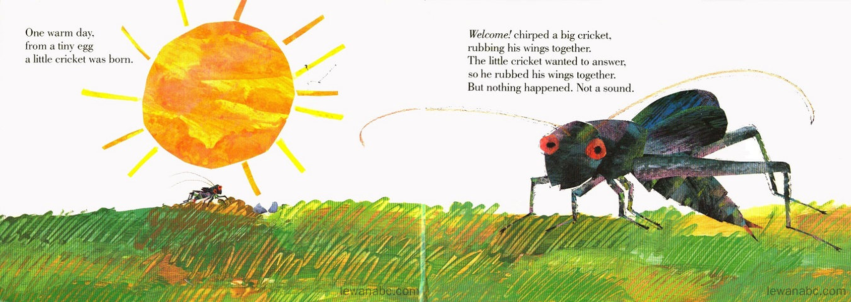 (21周)The Very Quiet Cricket绘本故事第3页