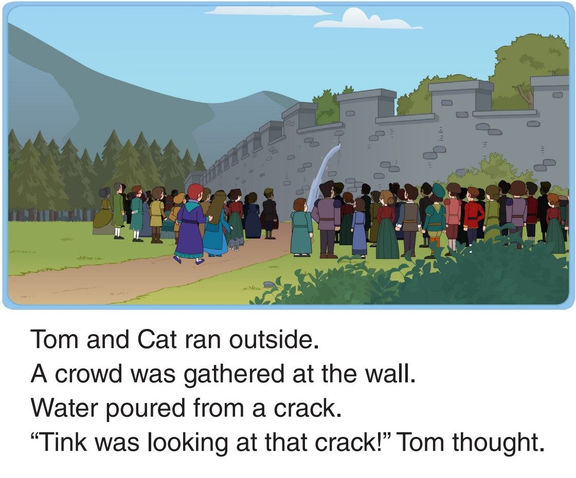 The Crack in the Wall绘本故事第4页