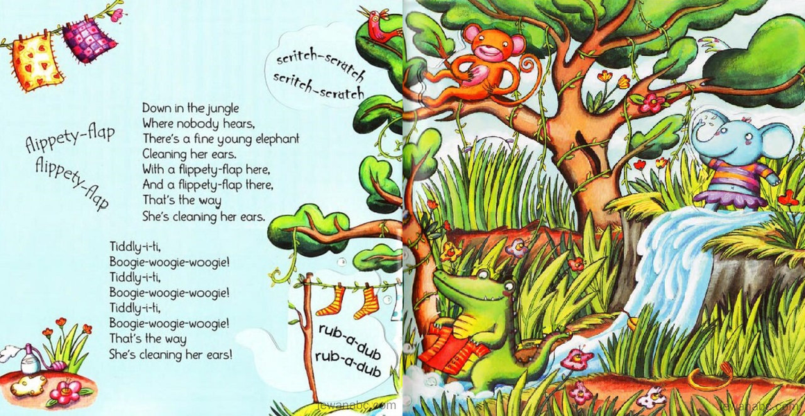 (15周)Down in the Jungle绘本故事第5页