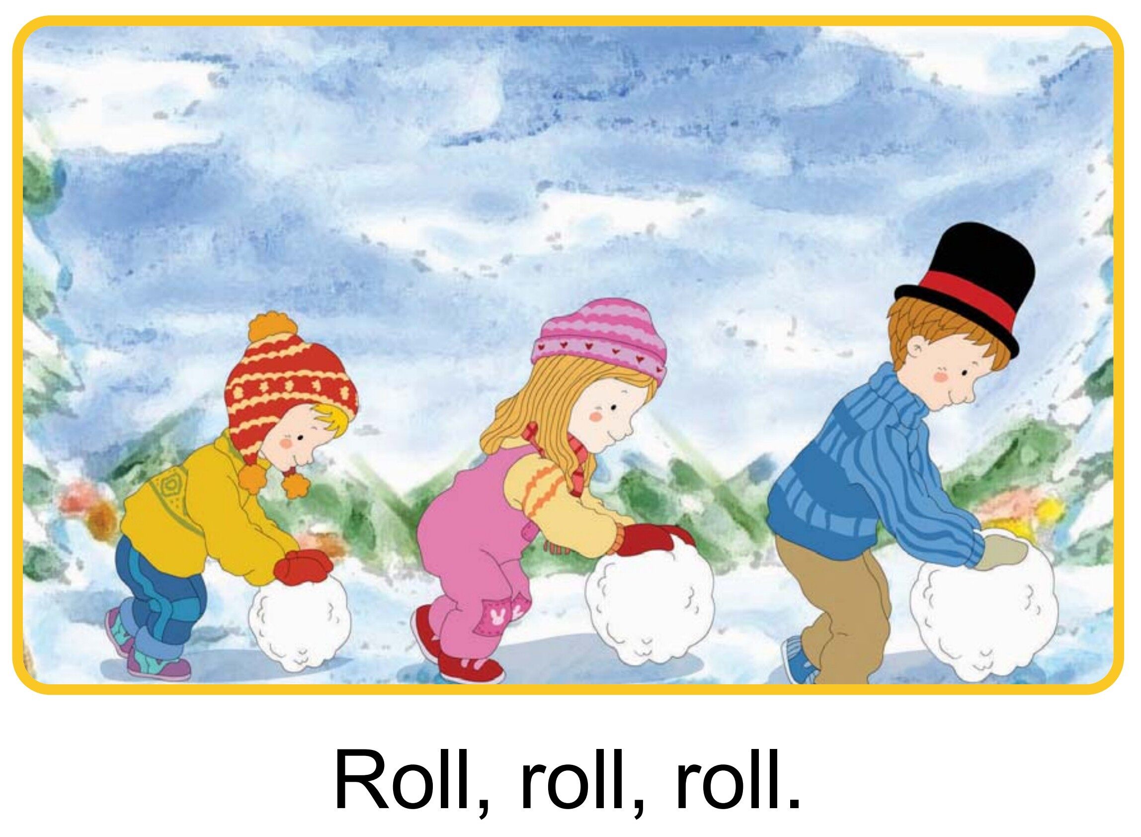 Snowman绘本故事第4页