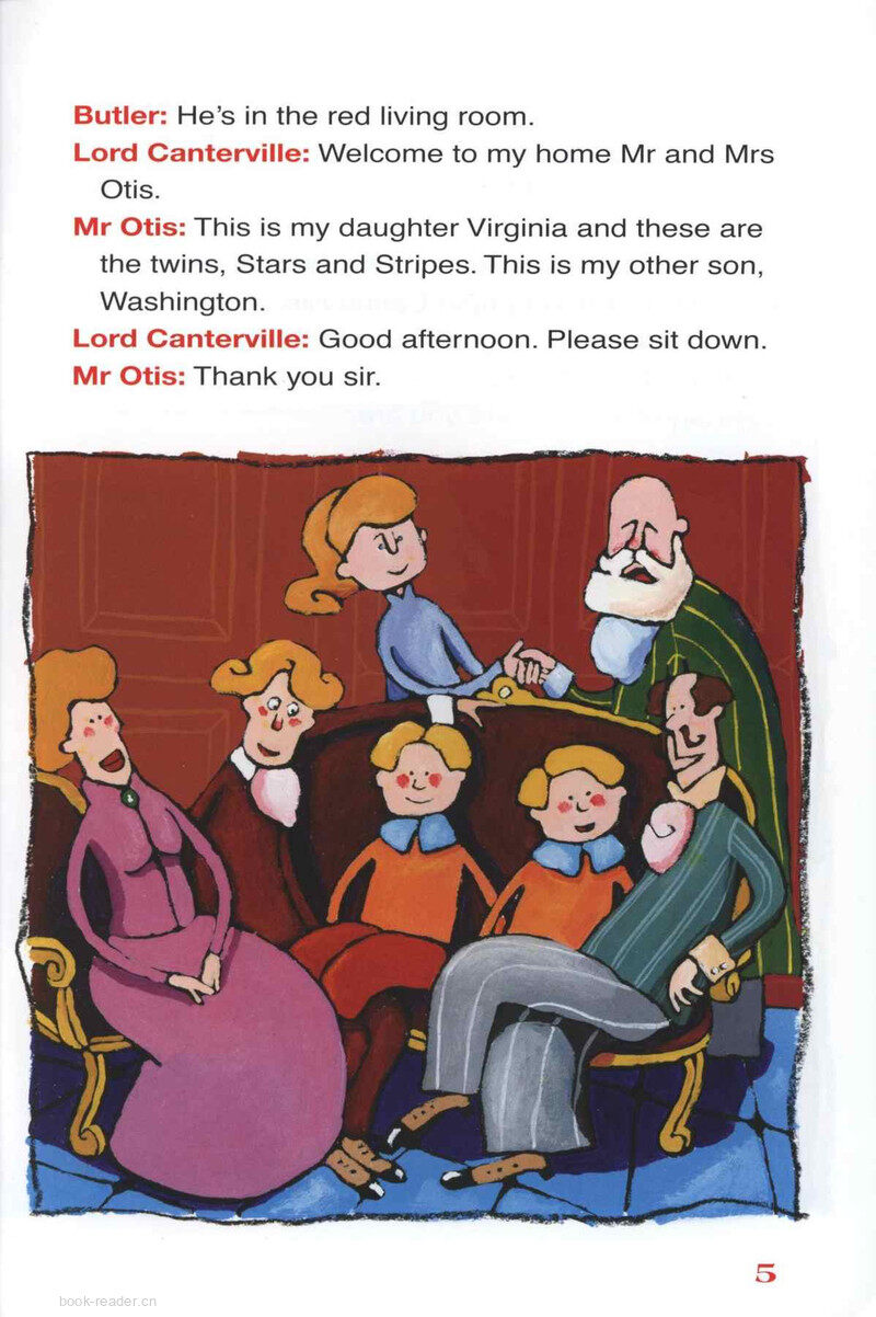 The Canterville Ghost绘本故事第5页