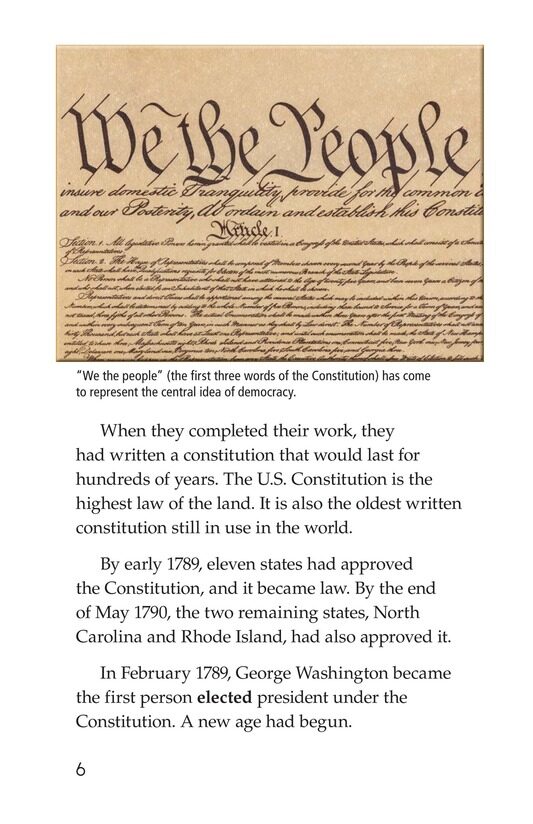 The U.S. Constitution绘本故事第5页