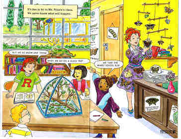 Magic School Bus and the Butterfly Bunch绘本故事第3页