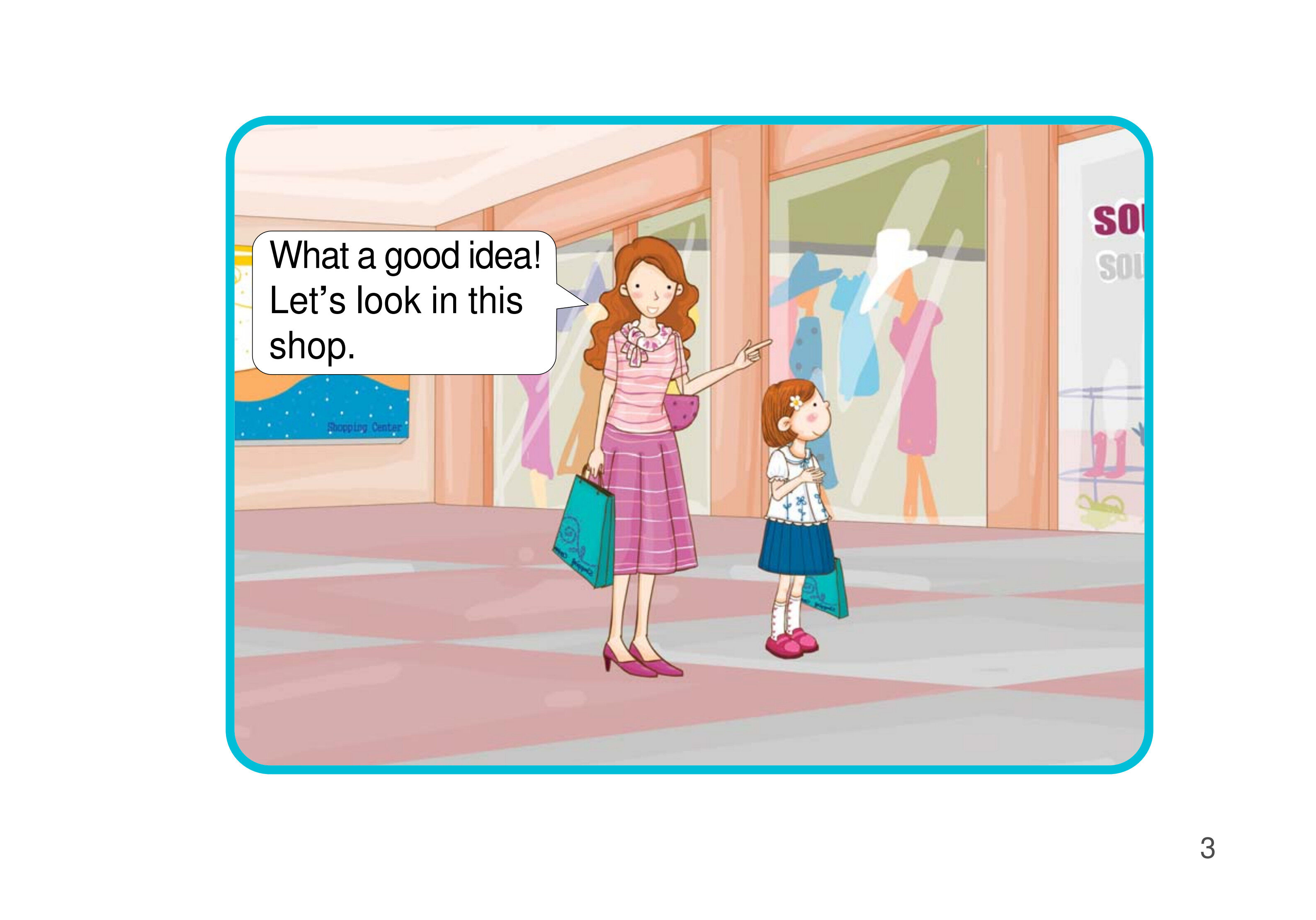 A Postcard for Dad and Hana绘本故事第4页