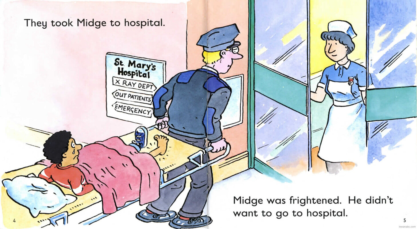 Midge in Hospital绘本故事第5页