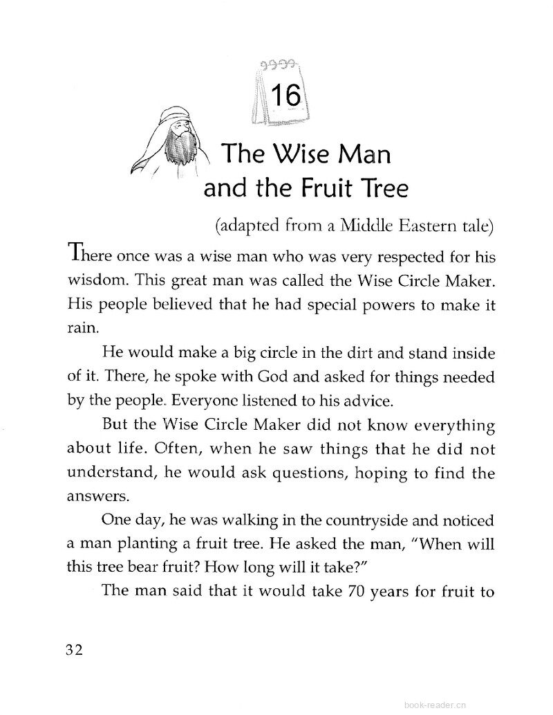 The Wise Man and the Fruit Tree绘本故事第2页