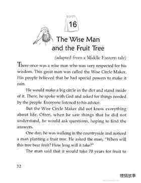 The Wise Man and the Fruit Tree绘本故事第2页
