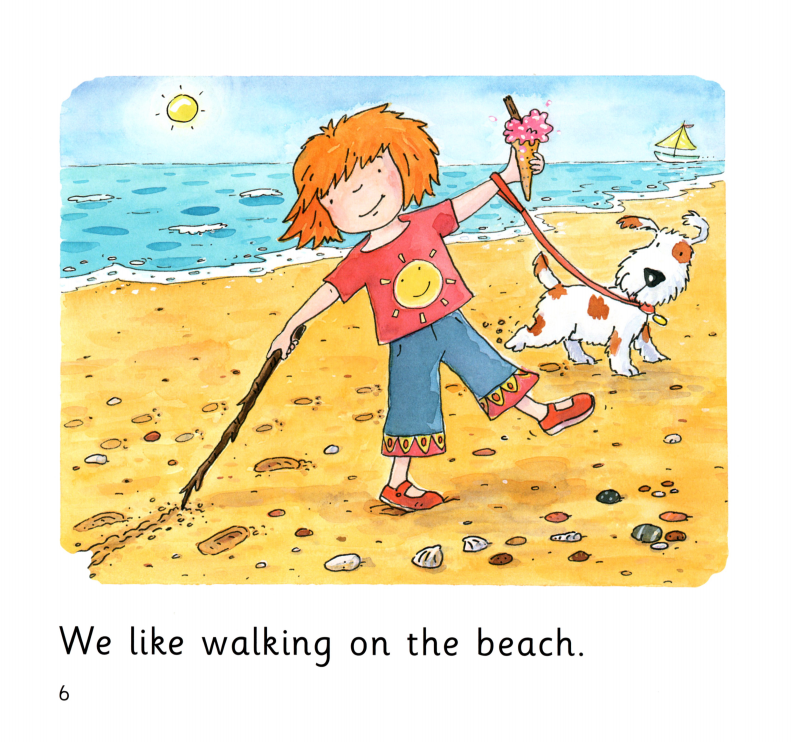 Walking and Walking绘本故事第5页