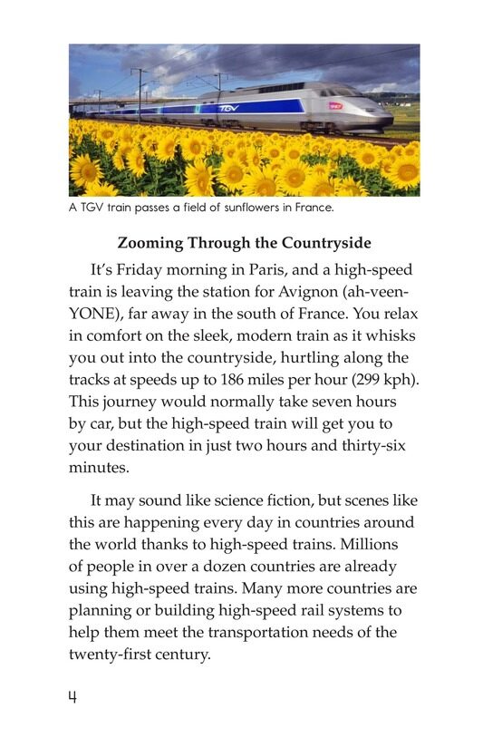 High Speed Trains绘本故事第3页