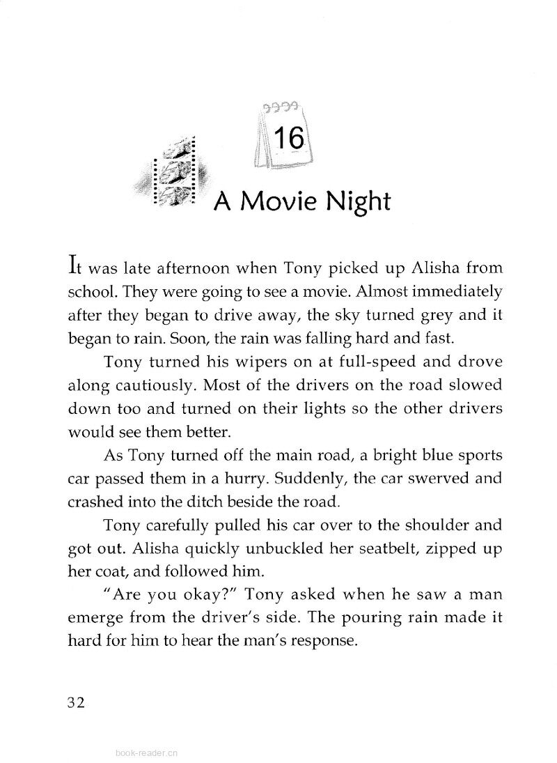 A Movie Night绘本故事第2页