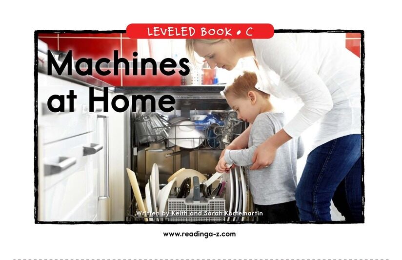 Machines at Home绘本故事第2页