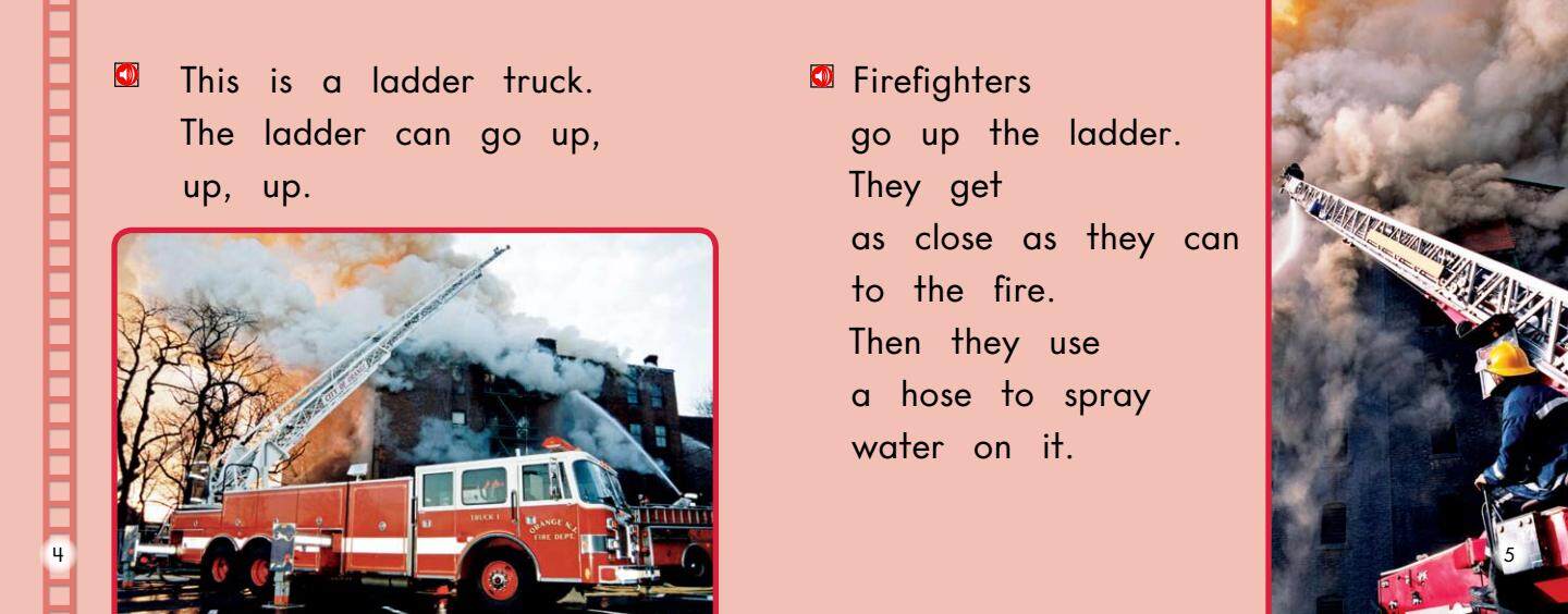 Fighting Fires绘本故事第4页