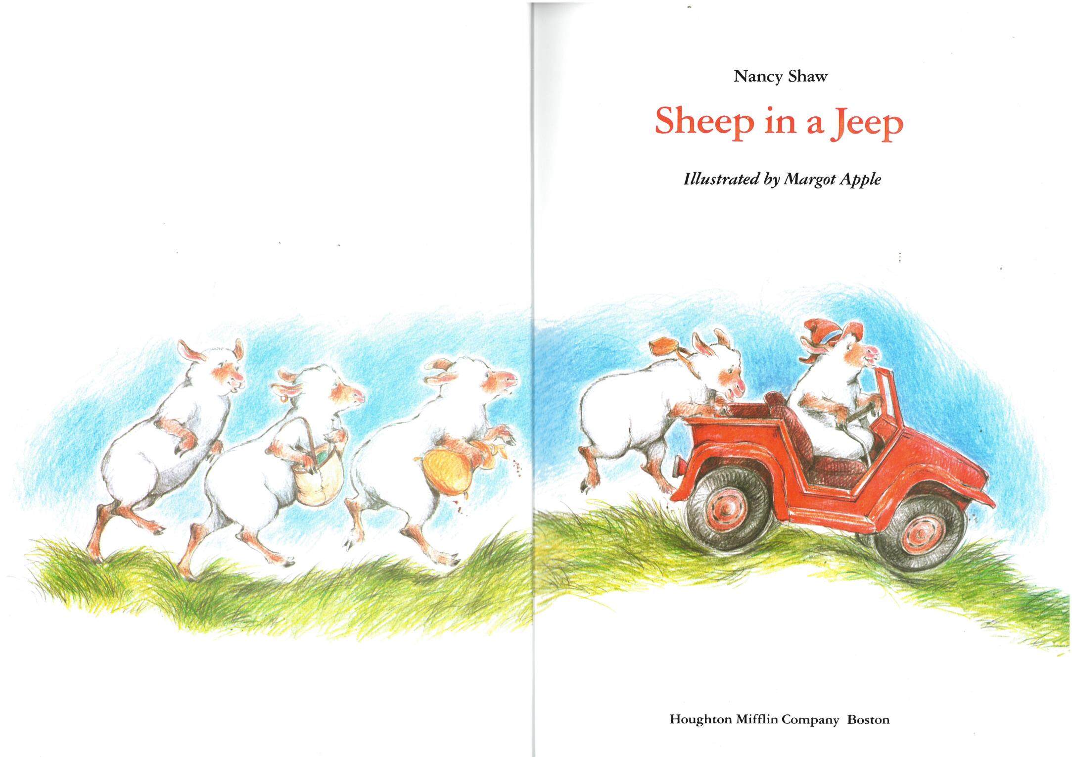 Sheep in a Jeep绘本故事第3页