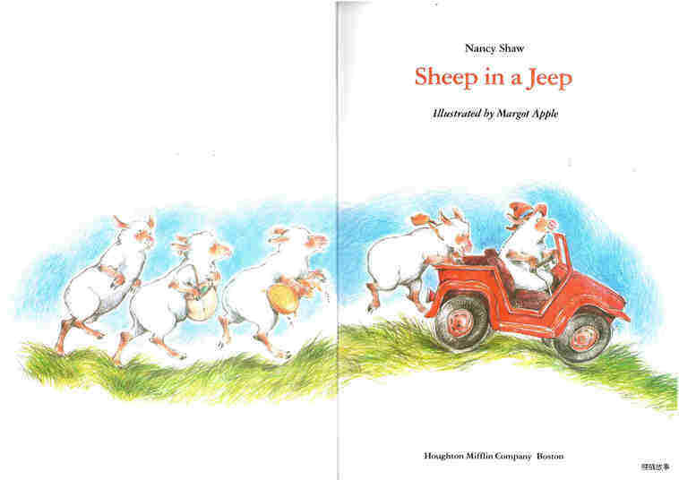 Sheep in a Jeep绘本故事第3页