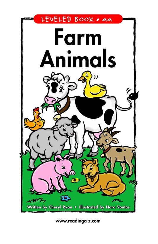 Farm Animals绘本故事第2页