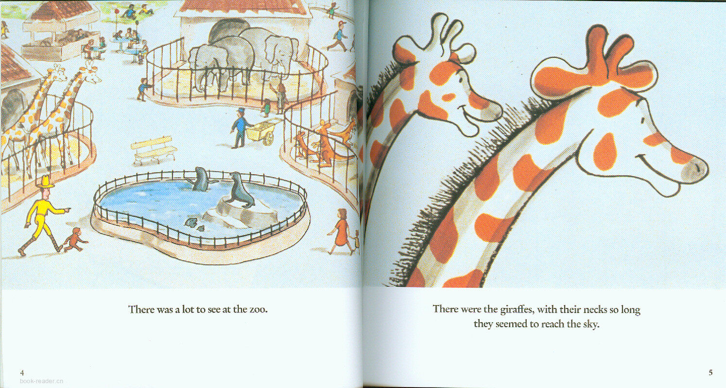 Curious George Visit the Zoo绘本故事第4页