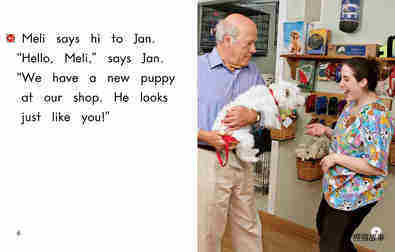 Meli at the Pet Shop绘本故事第5页