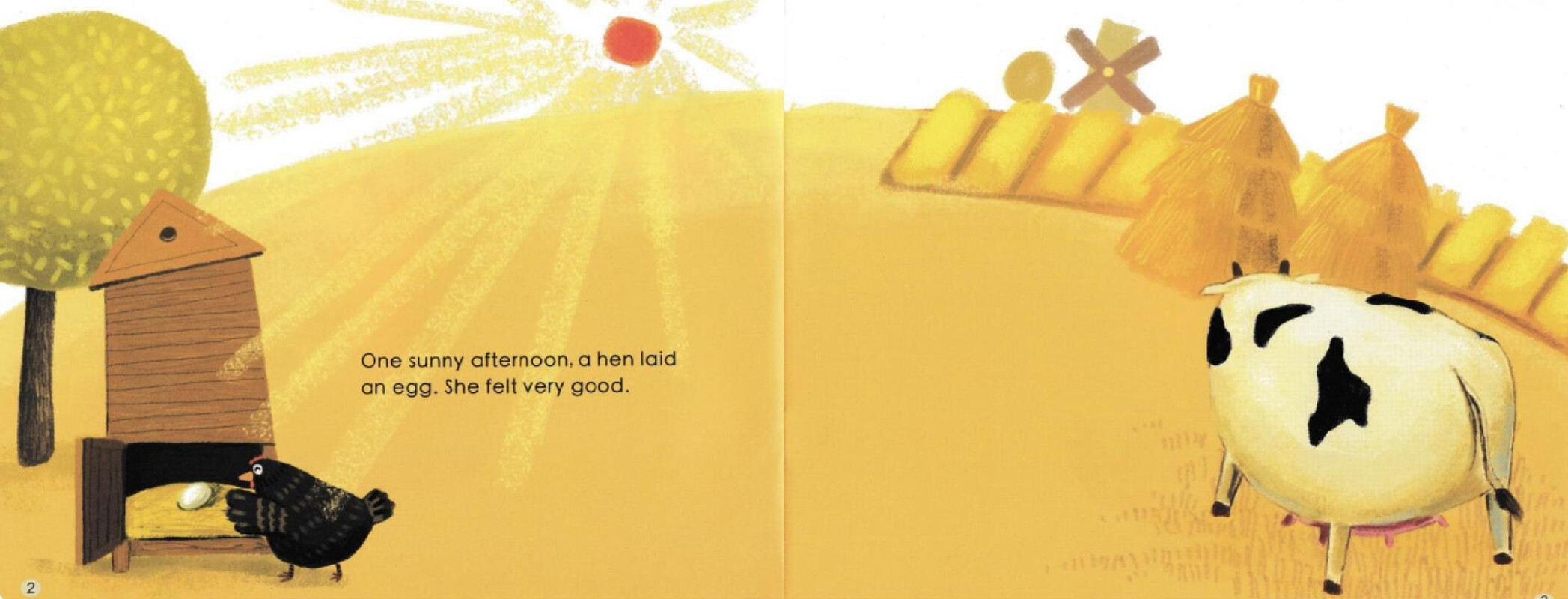 A Triangular Egg and Yellow Milk绘本故事第3页