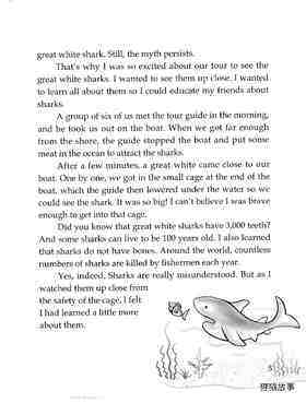 A Shark Visit绘本故事第3页