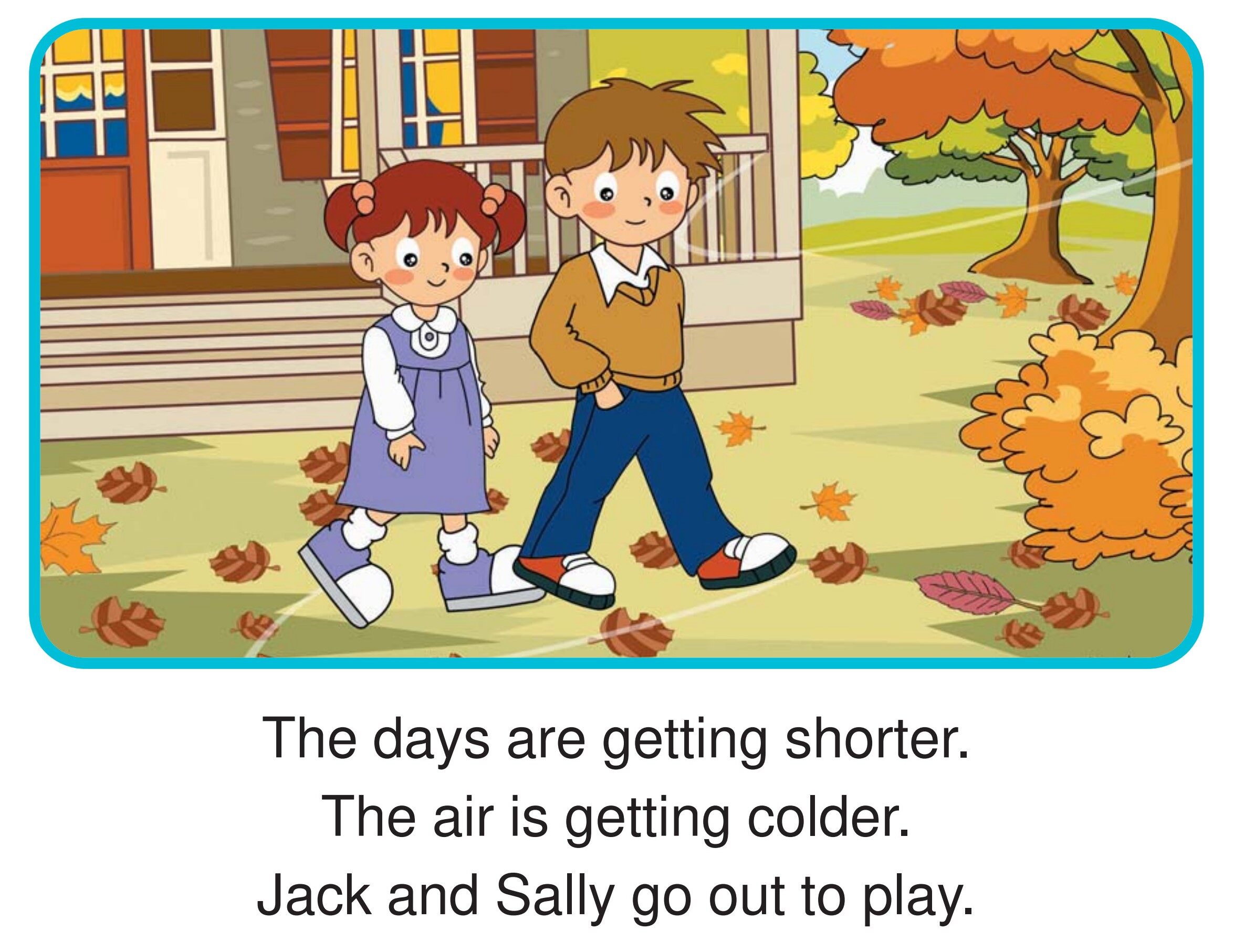 One Fall Day绘本故事第2页