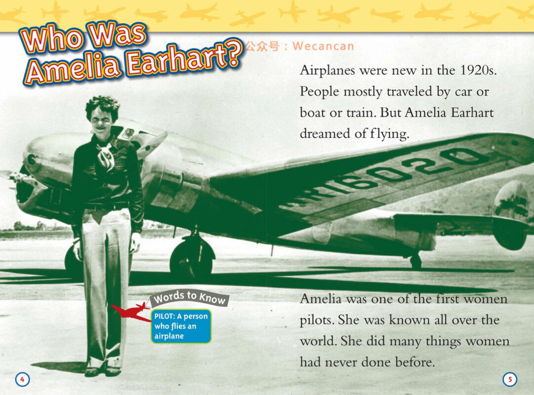 Amelia Earhart绘本故事第3页