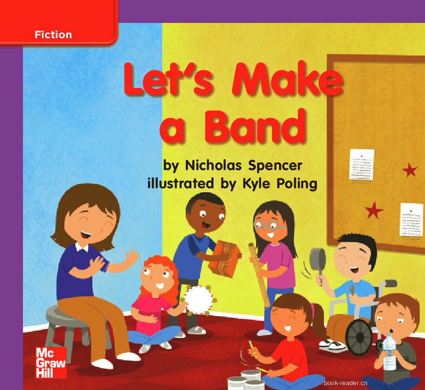 GK ELL U10W2 Let's Make a Band绘本故事第2页