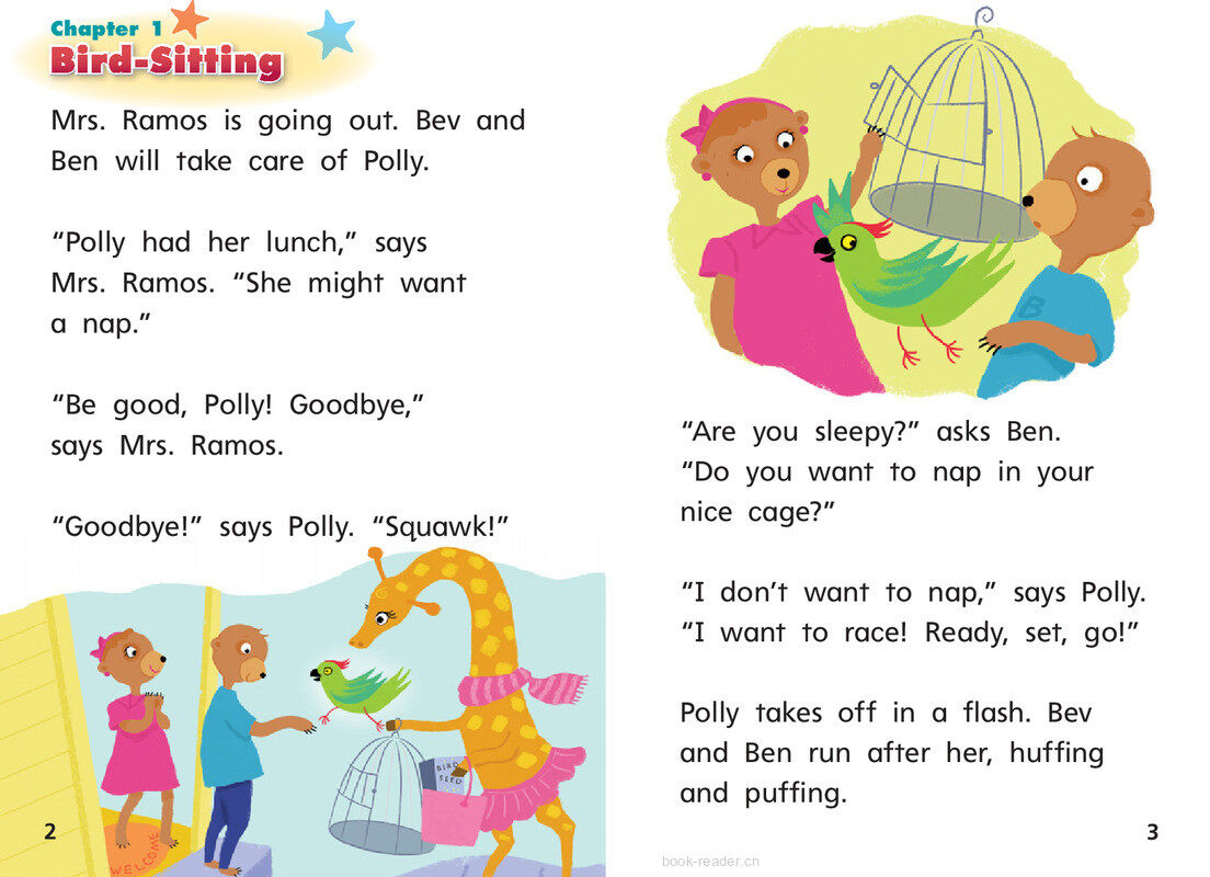 G1 Bey U1W3 Polly The Circus Star绘本故事第4页