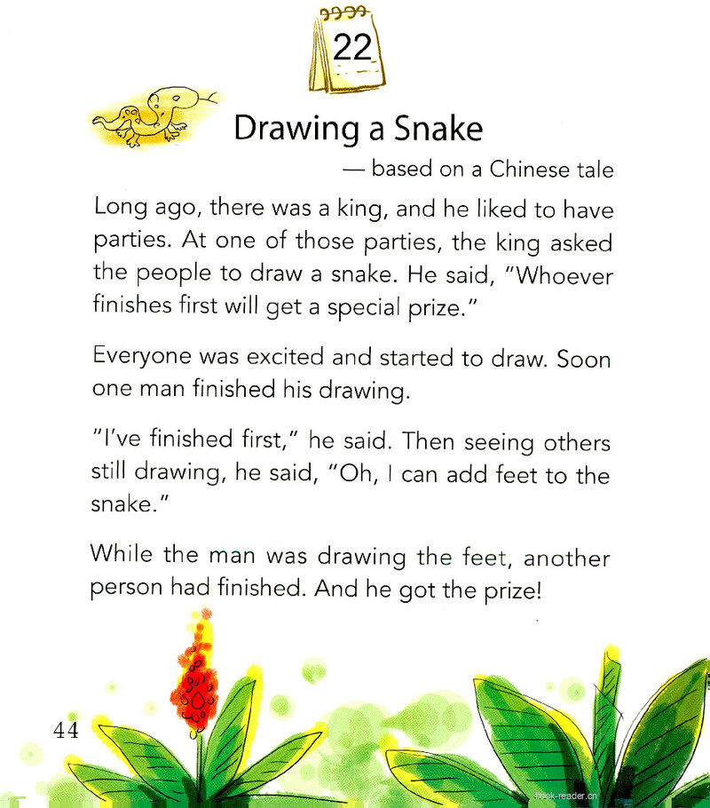 Drawing a Snake绘本故事第2页