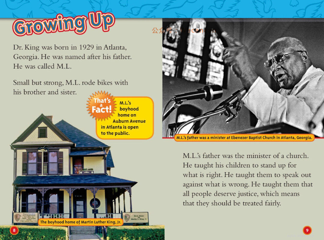 Martin Luther King , Jr.绘本故事第5页
