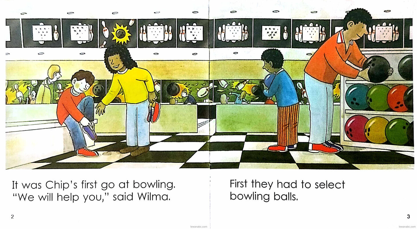 The Bowling Trip绘本故事第4页