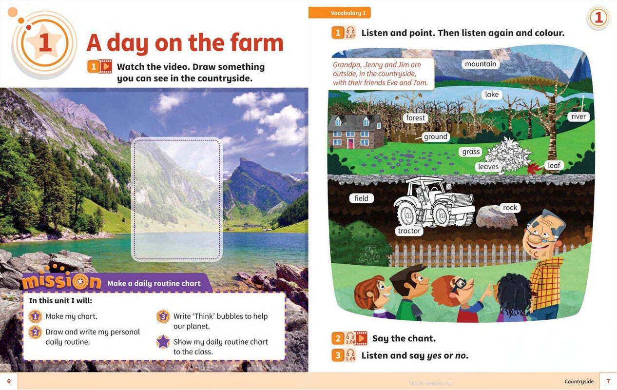 01 A day on the farm绘本故事第2页