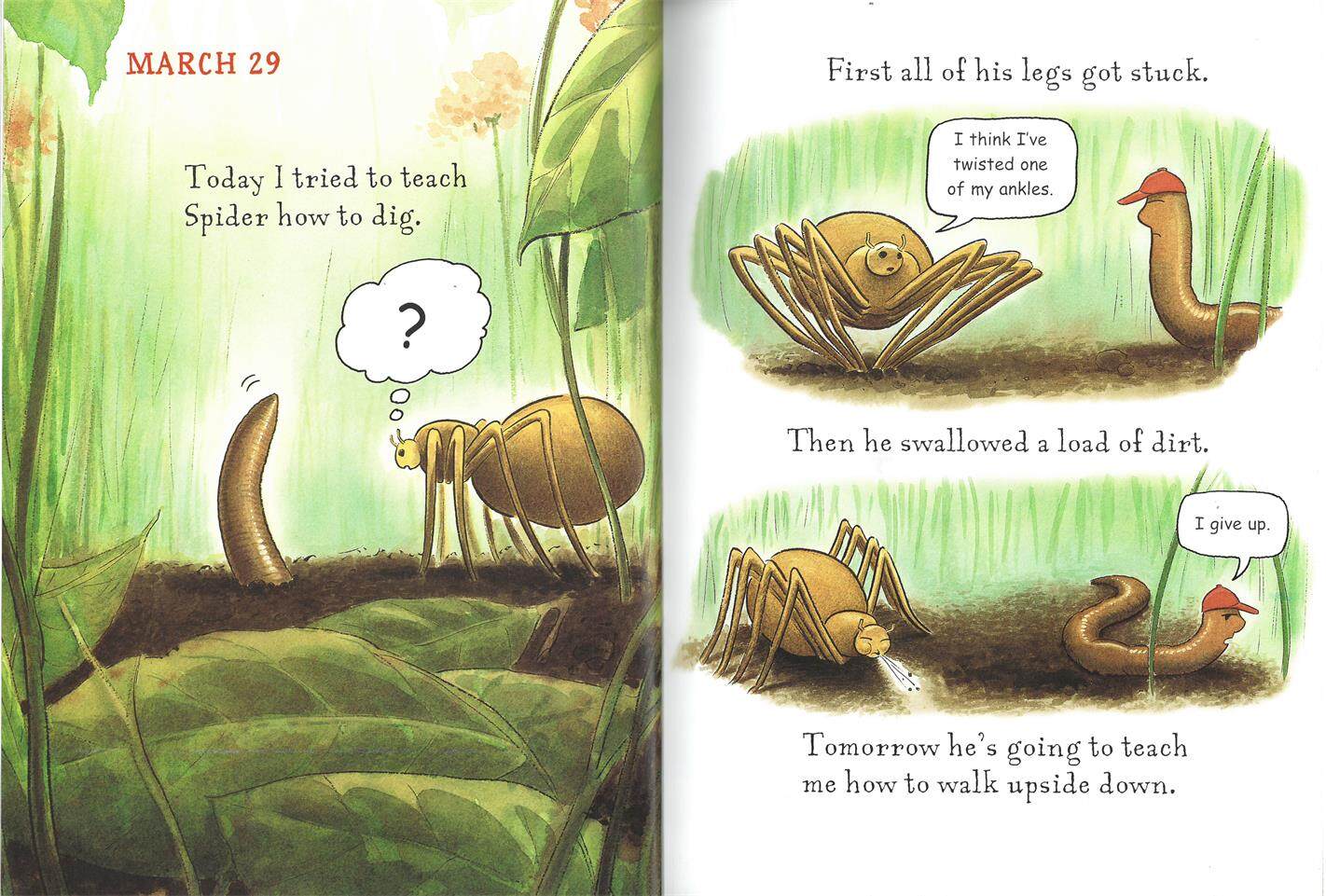 Diary of a Worm绘本故事第4页