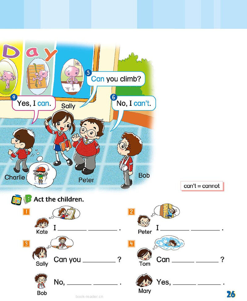 5 We can do it!绘本故事第4页