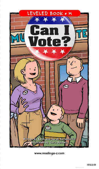 Can I Vote绘本故事第2页