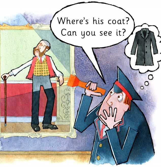 A Night at the Gallery绘本故事第5页