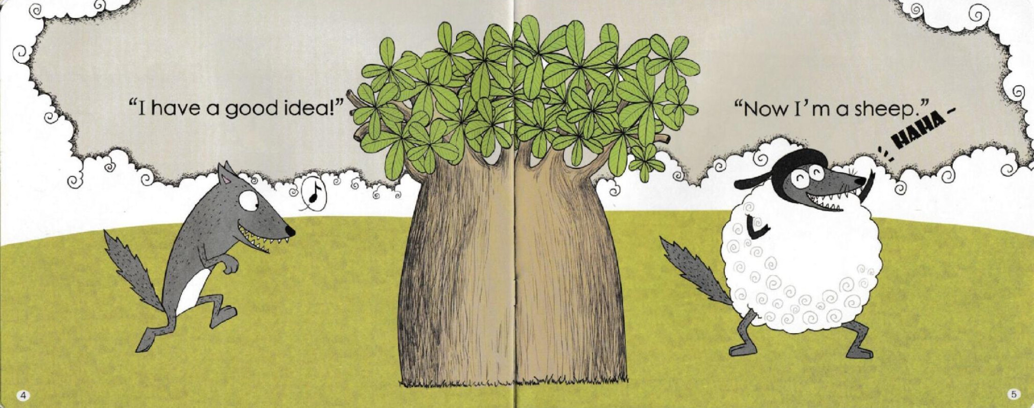 A wolf or a sheep绘本故事第4页