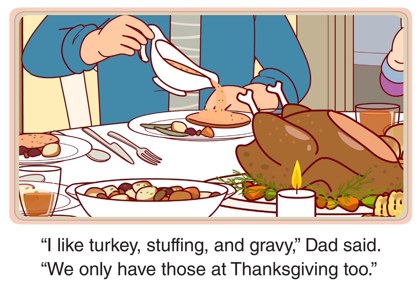 The Thanksgiving Dinner绘本故事第3页