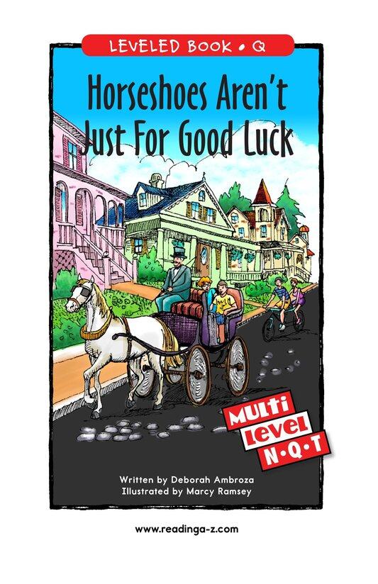 Horseshoes Aren't Just for Good Luck绘本故事第2页