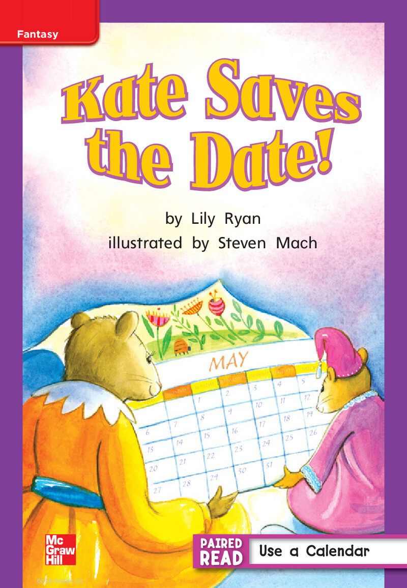 G1 ELL U3W1 Kate Saves the Date!绘本故事第2页