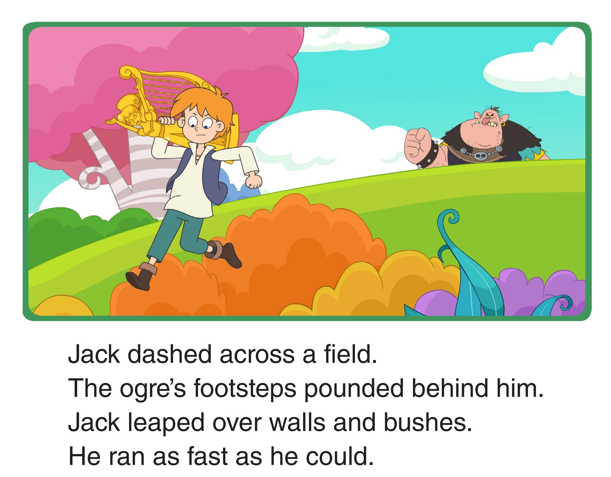 Down the Beanstalk Again绘本故事第4页