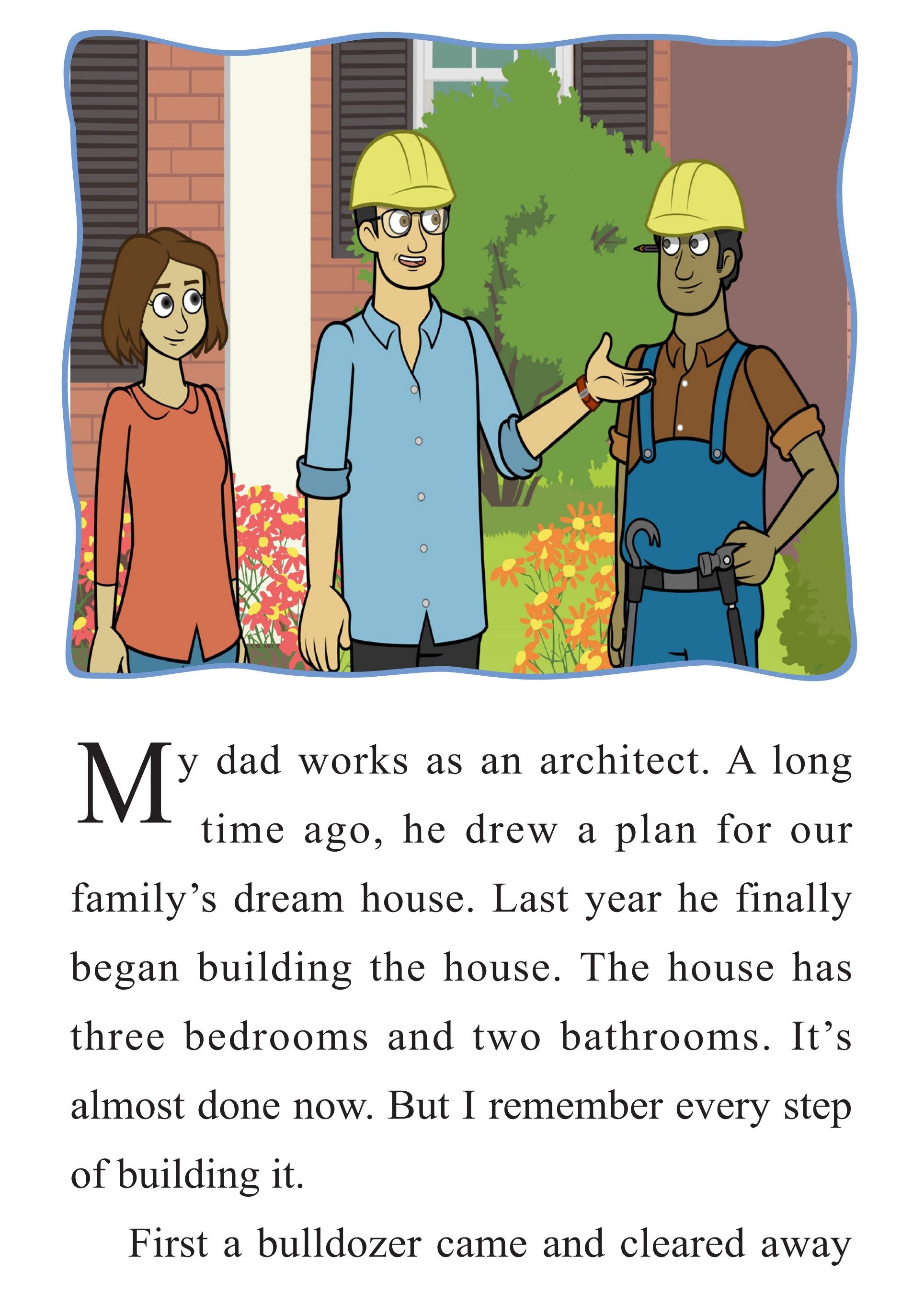 Building a House绘本故事第3页