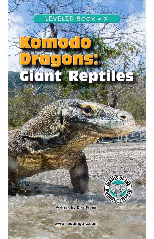 Komodo Dragons Giant Reptiles绘本故事第2页