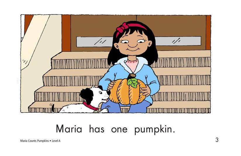 Maria Counts Pumpkins绘本故事第3页