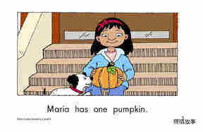 Maria Counts Pumpkins绘本故事第3页