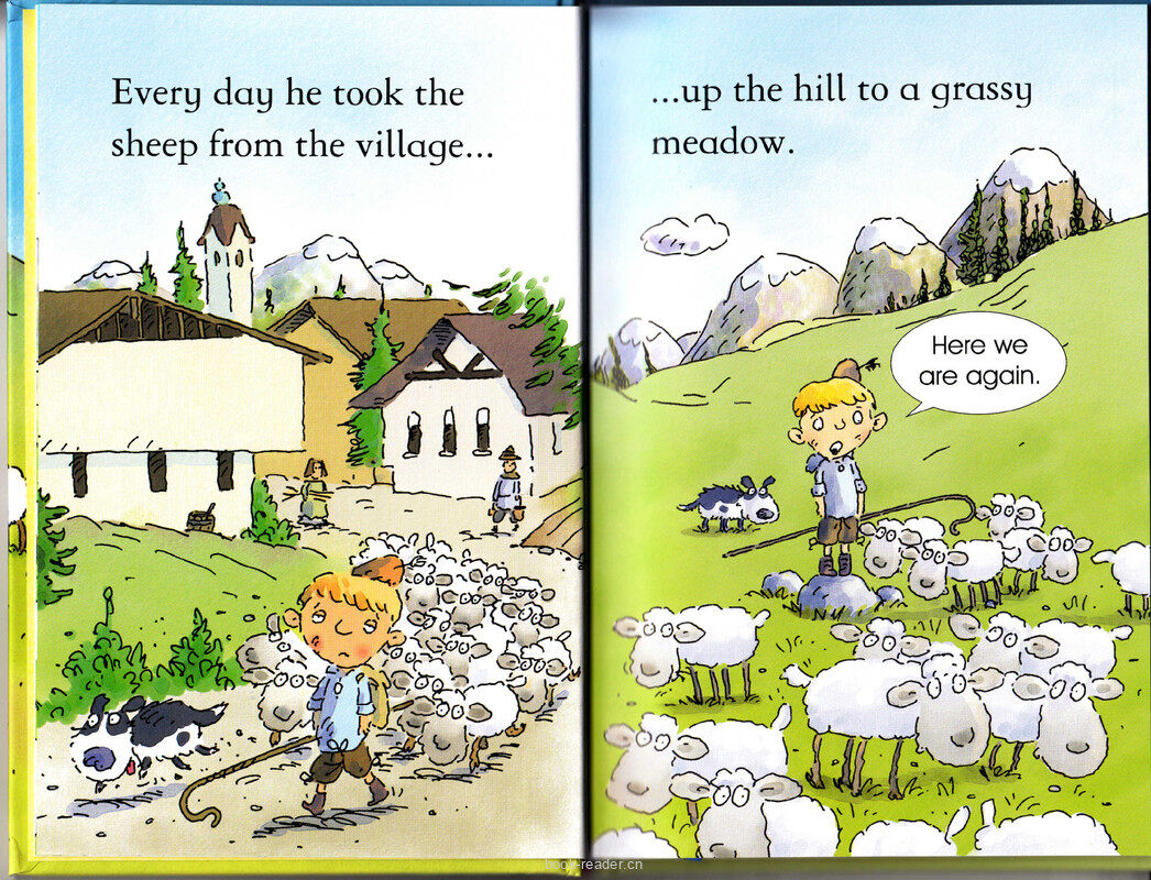 The Boy Who cried Wolf绘本故事第5页