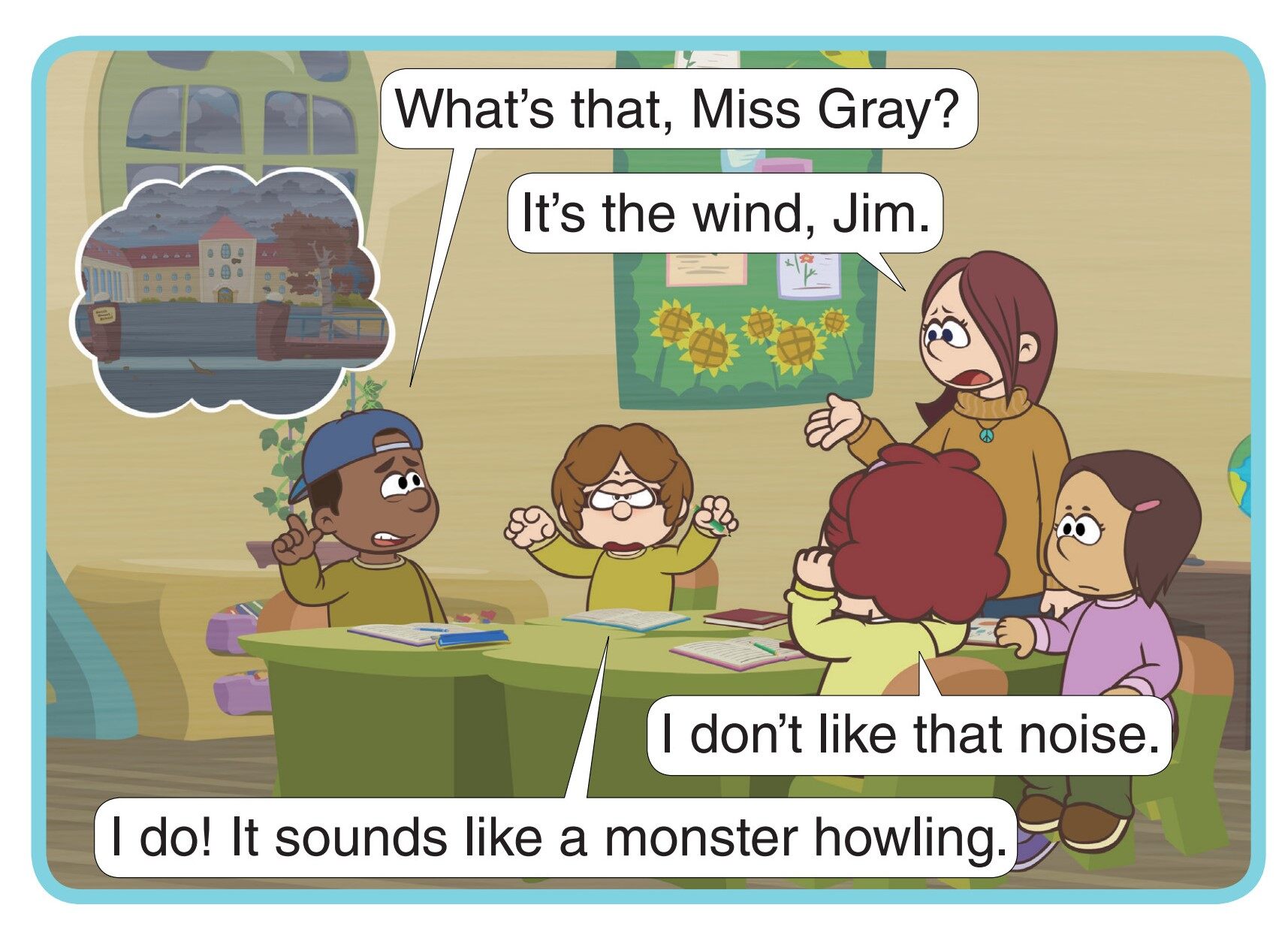 The Stormy Day绘本故事第3页