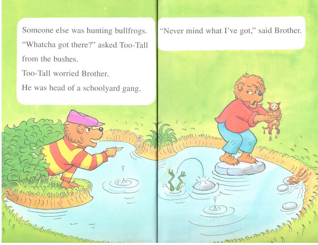 The Berenstain Bears' New Kitten绘本故事第4页
