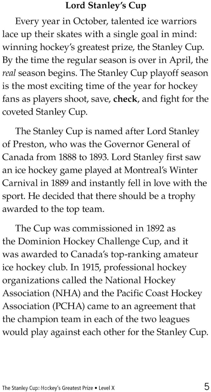The Stanley Cup Hockey's Greatest Prize绘本故事第4页